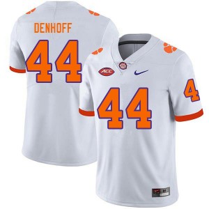 Cade Denhoff CU Mens #44 2024 College Football Jersey - White 968085-374
