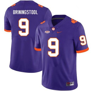 Jake Briningstool Clemson Game #9 College Football Men's Jersey - Purple 362162-483