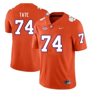 Marcus Tate Clemson #74 College Football Player Mens Jersey - Orange 960408-327