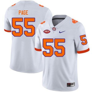 Payton Page CU 2024-25 #55 Men College Football Jersey - White 891567-509