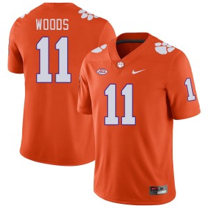Peter Woods Clemson Tigers Men's College Football #11 Limited Jersey - Orange 646337-893