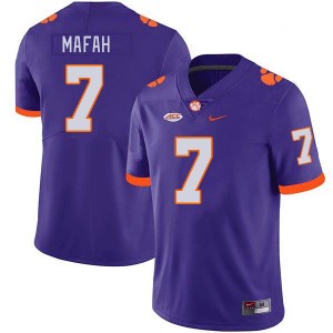 Phil Mafah CU Men Replica College Football #7 Jersey - Purple 136488-984