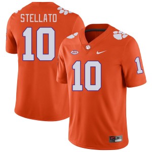 Troy Stellato CLEM #10 Mens Game College Football Jersey - Orange 102688-122