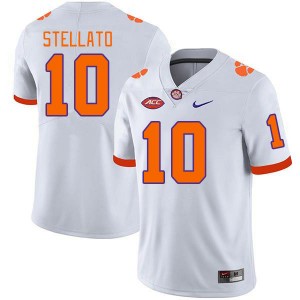 Troy Stellato CU College Football Player #10 Men Jersey - White 379158-771