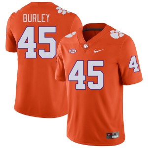 Vic Burley Clemson University College Football Official Mens #45 Jersey - Orange 115161-335