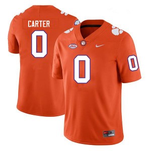 Barrett Carter CLEM #0 Men's University College Football Jersey - Orange 274401-142