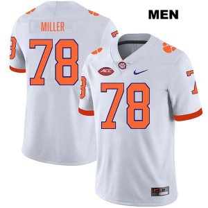 Blake Miller Tiger Town #78 College Football Men's Stitched Jersey - White 492937-909