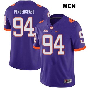 Chapman Pendergrass CU Stitched College Football Men's #94 Jersey - Purple 795717-161