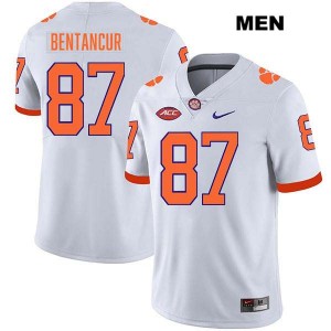Christian Bentancur CU Men Stitched #87 College Football Jersey - White 977802-528