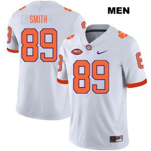 Jack Smith Clemson University College Football Mens Stitched #89 Jersey - White 794018-833