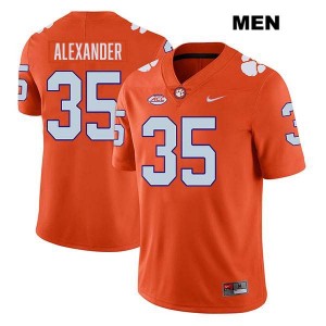 Jeremiah Alexander CU #35 Stitched College Football Men's Jersey - Orange 312176-975