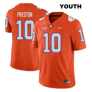 Juju Preston CU College Football Youth Stitched #10 Jersey - Orange 510786-681