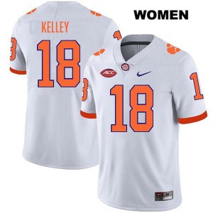 Misun Kelley CU Stitched #18 College Football Womens Jersey - White 885983-355