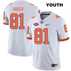 Nolan Hauser CU College Football Youth Stitched #81 Jersey - White 548163-106