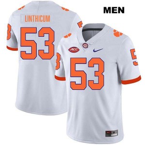Ryan Linthicum CU College Football Stitched #53 Men Jersey - White 802875-214