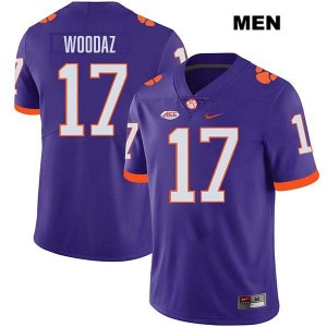 Wade Woodaz CU Stitched #17 College Football Men's Jersey - Purple 336347-321