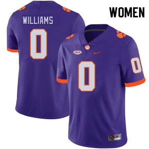 Antonio Williams Clemson University #0 Womens College Football Alumni Jersey - Purple 174098-182