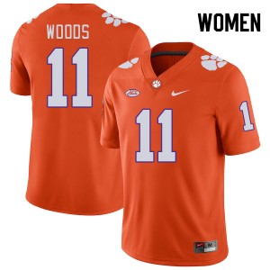 Peter Woods CU 2024 #11 College Football Womens Jersey - Orange 843907-322
