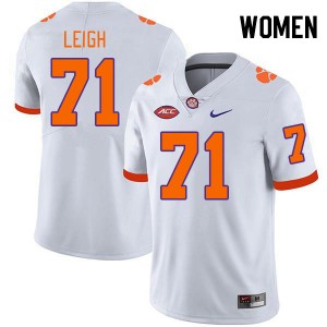 Tristan Leigh Tiger Town College Football Alumni #71 Women Jersey - White 282604-169