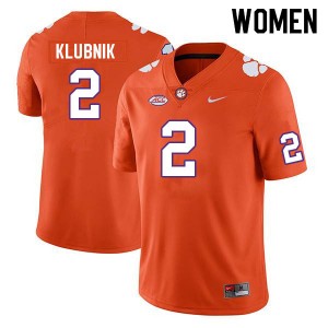 Cade Klubnik Tiger Town #2 Women College Football 2024-25 Jersey - Orange 243958-395