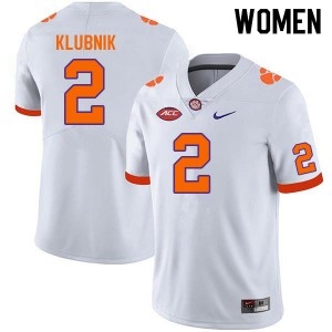 Cade Klubnik Clemson University Women's #2 College Football High School Jersey - White 321921-598