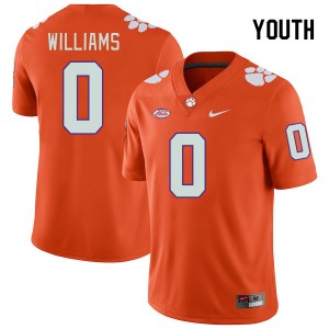 Antonio Williams Tiger Town Youth #0 Game College Football Jersey - Orange 540956-630