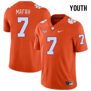 Phil Mafah CLEM Youth 2024-25 College Football #7 Jersey - Orange 315131-540