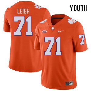Tristan Leigh Clemson Youth #71 College Football Game Jersey - Orange 960073-485