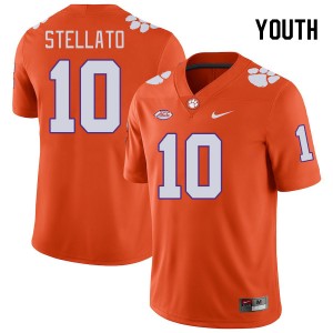Troy Stellato Clemson University College Football Alumni #10 Youth Jersey - Orange 597254-532