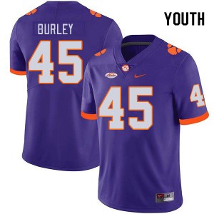 Vic Burley CU #45 College Football Youth NCAA Jersey - Purple 382207-409