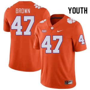 Sammy Brown Tiger Town #47 College Football Youth NCAA Jersey - Orange 302389-388