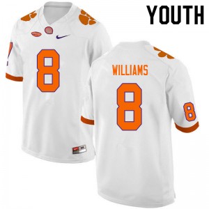 Tre Williams Tigers Youth Alumni College Football #8 Jersey - White 567147-976