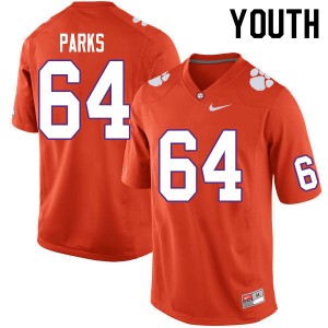 Walker Parks Tiger Town Youth College Football #64 Alumni Jersey - Orange 191939-976