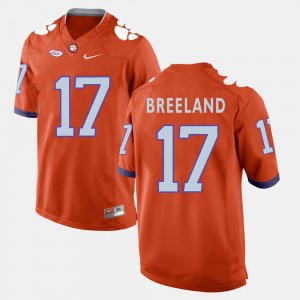 Bashaud Breeland Clemson University Men College Football #17 Jersey - Orange 570696-913