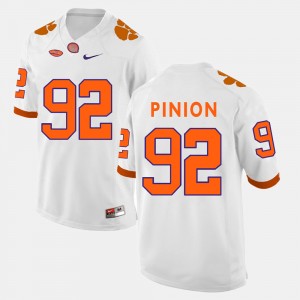 Bradley Pinion Clemson University #92 Men's College Football Jersey - White 960869-254