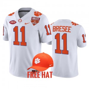Bryan Bresee Tiger Town #11 2021 Cheez-It Bowl Free Hat College Football Men Jersey - White 438539-812