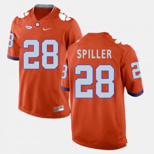 C.J. Spiller Clemson College Football Men's #28 Jersey - Orange 489732-847