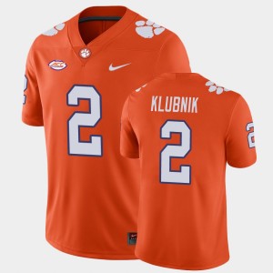 Cade Klubnik Tiger Town #2 Men's Game Jersey - Orange 874149-611