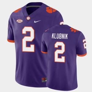 Cade Klubnik CLEM Game Mens #2 Jersey - Purple 913953-840