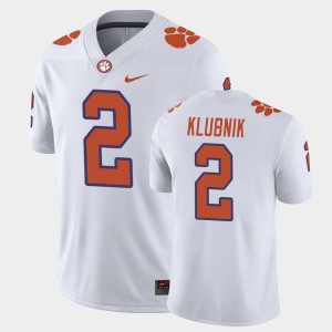 Cade Klubnik Clemson #2 Men Game Jersey - White 426098-670