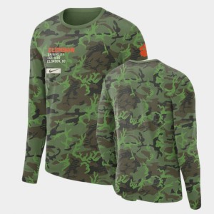 CLEM Long Sleeve Military Mens T-Shirt - Camo 460846-740
