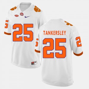 Cordrea Tankersley Clemson College Football Men's #25 Jersey - White 611943-384
