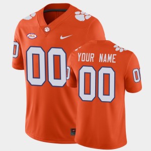 Custom CU #00 Men Game Jersey - Orange 388943-416