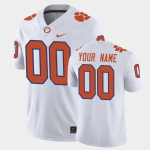 Custom CU Men's Game #00 Jersey - White 640382-272