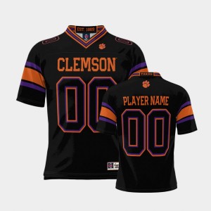 Custom Clemson NIL Pick-A-Player Men's #00 Jersey - Black 903165-806