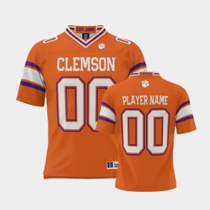 Custom CU College Football Men's #00 NIL ProSphere Football Jersey - Orange 844774-392