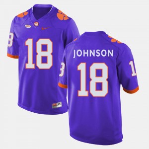 Jadar Johnson CU College Football #18 Mens Jersey - Purple 378248-318