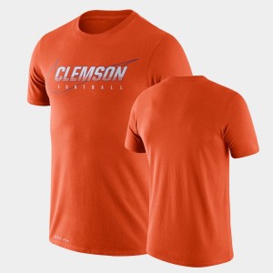 Clemson Tigers Facility Performance Men T-Shirt - Orange 423657-779