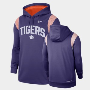 Clemson University Mens 2022 Game Day Sideline Hoodie - Purple 986048-484