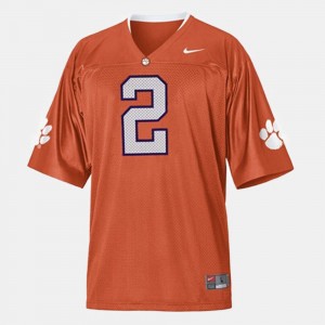 Sammy Watkins Clemson Tigers College Football Mens #2 Jersey - Orange 763658-600